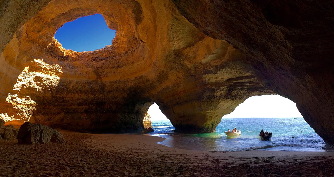 Benagil Sea Caves Algarve Portugal